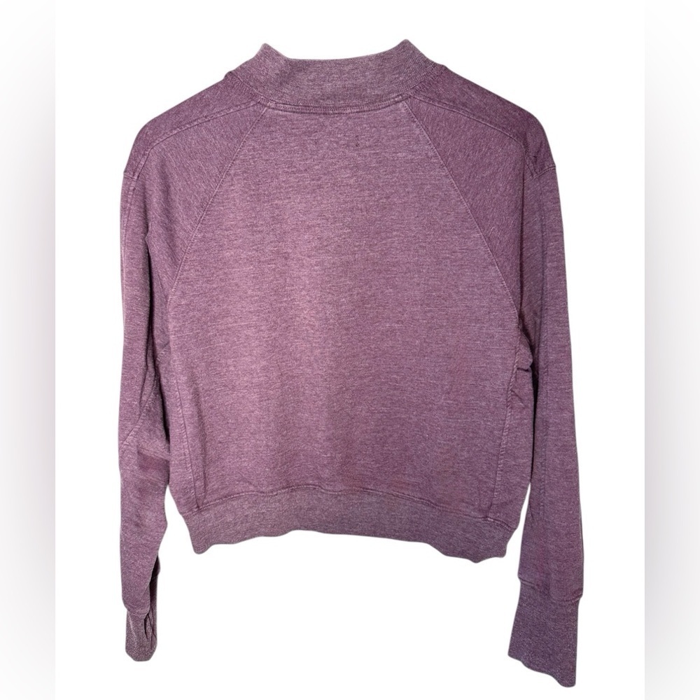 Sundays We Are Sundays Lilac Purple Raglan Sleeve Mock Neck Sweatshirt Sz XS - Picture 2 of 6